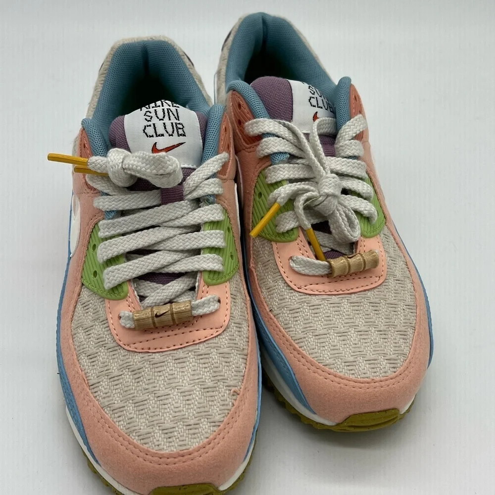Nike Air Max 90 SE Women’s Sun Club Multicolor Pink Blue DJ9997-100 NEW no box - Picture 7 of 7